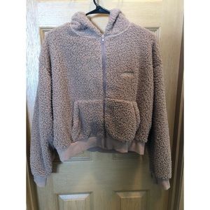 NWOT SKIMS TEDDY ZIP UP HOODIE